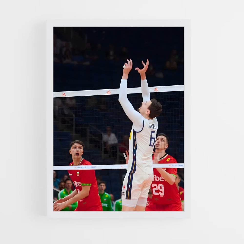 Poster Volleyball league internationaux (vue 3)